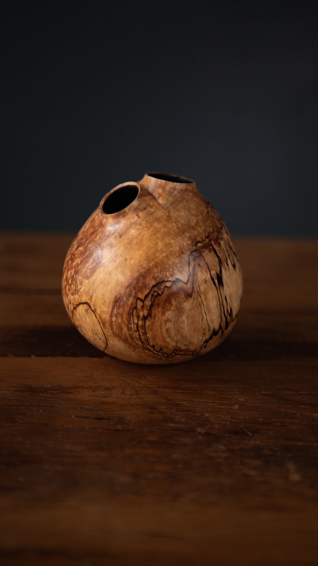 Spalted Maple Multi-Axis Vessel