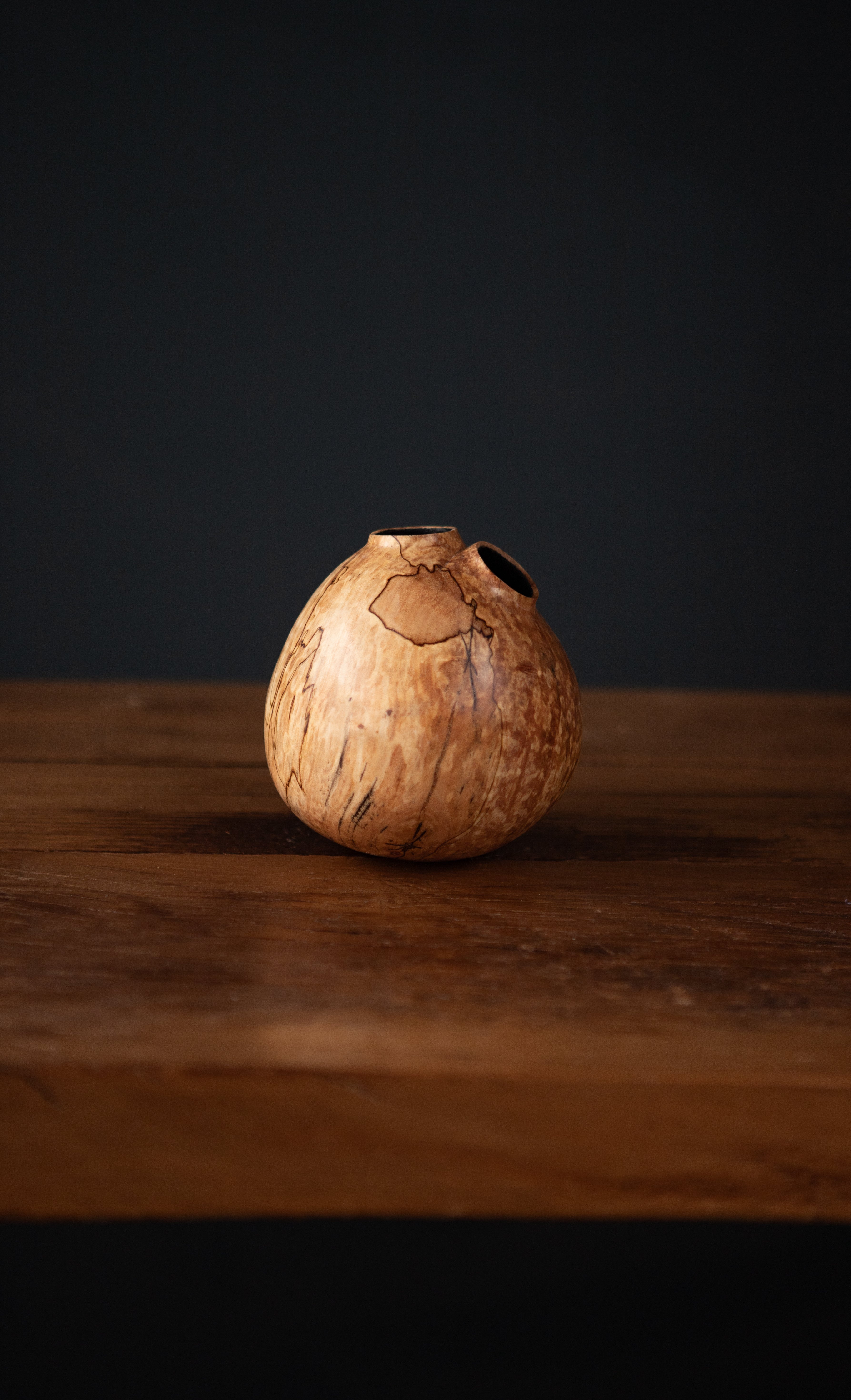 Spalted Maple Multi-Axis Vessel