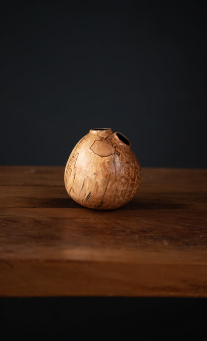 Spalted Maple Multi-Axis Vessel