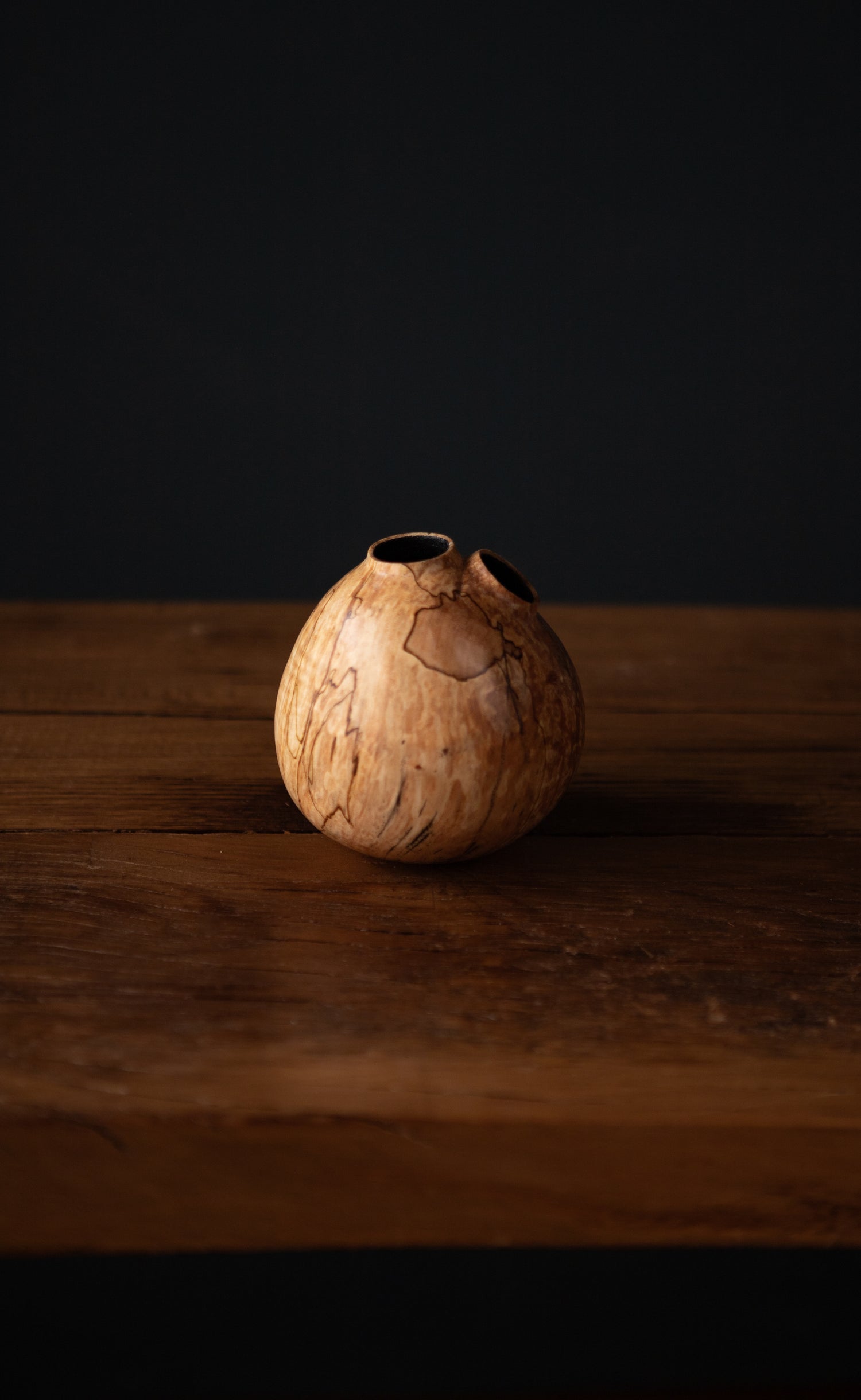 Spalted Maple Multi-Axis Vessel