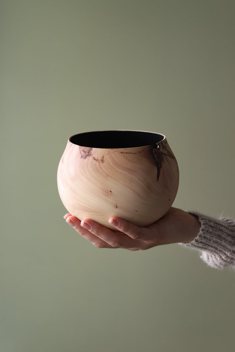 Elm Wide-Mouth Vessel